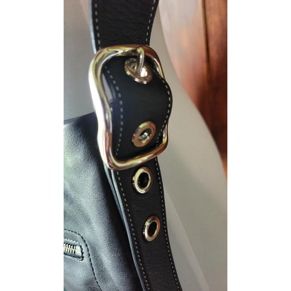 Coach Legacy Slim Tassel Soho Hobo Bag G04S1415 Black Leather Shoulder Crossbody